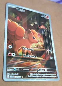 Vulpix 138/132 Mega Evolution Illustration Rare Pokemon TCG Card MP - Image 4