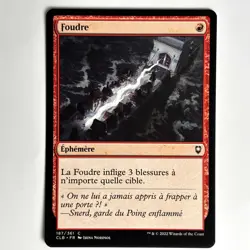 FOUDRE MTG CLB - CARTE MAGIC THE GATHERING FR NEUF - Image 1