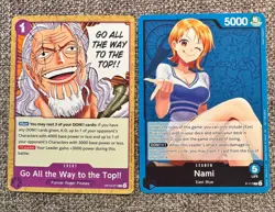 One Piece TCG Card Game Go All the Way to the Top! Nami P-117 OP13 Promo Sealed - Image 2