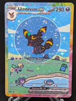 BUBBLE UMBREON EX POKEMON CARD * FAN ART * MEW FRIENDS Paldean 232/091 2 - Image 1