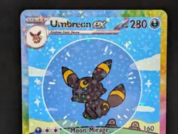 BUBBLE UMBREON EX POKEMON CARD * FAN ART * MEW FRIENDS Paldean 232/091 2 - Image 2