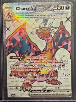 2023 Pokemon Charizard ex 056 Sv: Scarlet & Violet Black Star Promo Cards Holo - Image 1