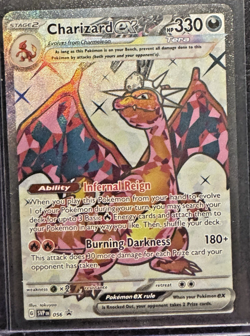 2023 Pokemon Charizard ex 056 Sv: Scarlet & Violet Black Star Promo Cards Holo - Image 2