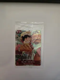 Monkey D. luffy P-080 Mos Burger Promo Card Sealed Japanese - Image 1