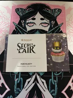 Magic: The Gathering Sealed Secret Lair Purr Majesty Traditional Foil Sealed - Image 1