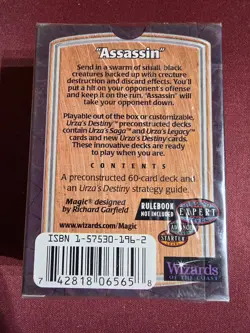 Brand New Sealed Magic: The Gathering Urza's Destiny Theme Deck – Assassin - Image 2