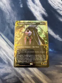 Zoraline, Cosmos Caller (Borderless) (Raised Foil) Bloomburrow Foil 0355 - Image 1