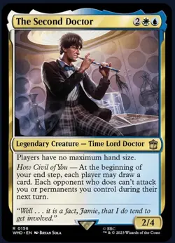 THE SECOND DOCTOR + 10 Random Rares! MTG Magic The Gathering Gift - Image 1