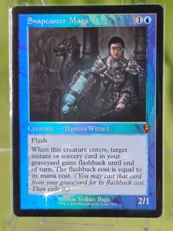 Snapcaster Mage (Retro Border, Foil, NM) - Innistrad Remastered - MTG - Image 1