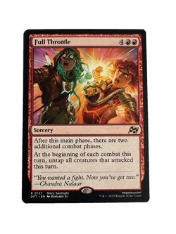 Full Throttle Aetherdrift Regular Rare #127 MTG NM - Image 1