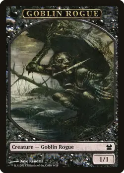 2013 Magic: The Gathering Modern Masters - Goblin Rogue Token (#6, T, Near Mint) - Image 1