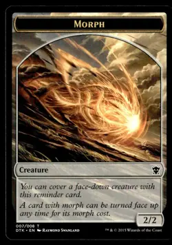 2015 Dragons of Tarkir Tokens Morph Token/Common #7 - Image 1