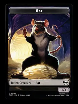 Magic: The Gathering TMT Token Lot 2 Copy & Rat T 0001 T 0006 English - Image 2