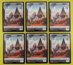 6 Construct Token Zendikar Rising Magic the Gathering MTG 6 - Image 1