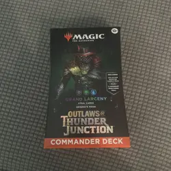 MTG Outlaws of Thunder Junction - Grand Larceny Commander Deck Factory Sealed - Image 1