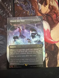 Absorb into Time - Temporal Extortion (Rainbow Foil) Secret Lair Drop Foil Mtg - Image 1