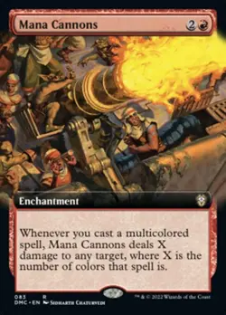 Mana Cannons * Extended Art * - MTG DMC Dominaria United Commander - NM/MINT - Image 1