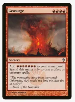1x MTG Geosurge - New Phyrexia! NM Mint - Image 1