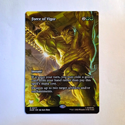 Force of Vigor Borderless 0077 MTG Magic The Gathering Regular Mythic MAR NM - Image 1