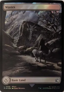 Wastes 309 Land FINAL FANTASY Magic: The Gathering Foil NM - Image 1