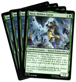 x4 Haru, Hidden Talent - 0182 - Avatar: The Last Airbender TLA - MTG - NM/M - Image 1