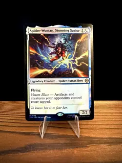 Spider-Woman, Stunning Savior (SPM 0152) Marvel's Spider-Man Foil, MTG - Image 1