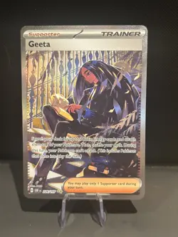 Pokemon TCG Obsidian Flames Geeta Special Illustration Rare Full Art 226 - Image 1