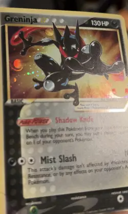 Pokemon TCG Greninja Gold Star SWSH144 Celebrations Black Star Promo SWIRL - Image 3