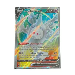 Galarian Cursola V 071/073 Ultra Rare Champion's Path Pokemon Holo Near Mint - Image 1