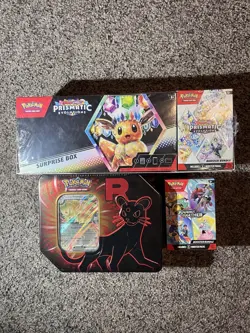Pokemon Sealed Lot - Sam’s Club Prismatic, Destined Rivals Tin, Journey Together - Image 1