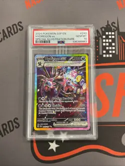 Pokemon Hydreigon EX Surging Sparks #240 Holo SIR PSA 10 Gem Mint - Image 1