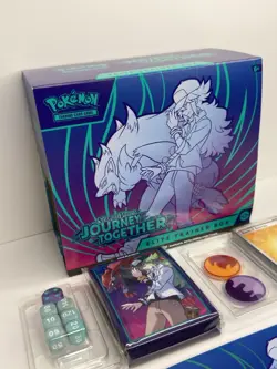 Pokemon TCG Journey Together Elite Trainer Box NO PACKS BOX & ACCESSORIES ONLY! - Image 2