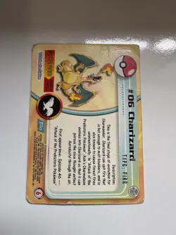 Charizard #06 - Foil - 1999 Topps Pokemon. Blue Label “First Edition” - HP - Image 2