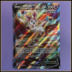 Pokemon Sylveon V 184/203 (Alt Full Art) Card SWSH07 Evolving Skies NM Near Mint - Image 1