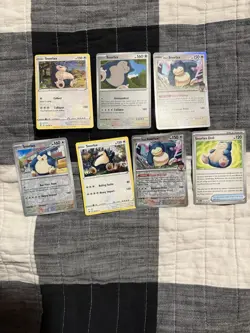 5 CARD Pokemon TCG SNORLAX Lot NM Holo Holo Rare Reverse Holo - Image 1