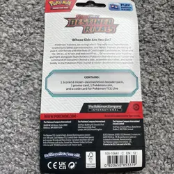 Pokemon TCG Scarlet & Violet Destined Rivals Checklane Blister EEVEE In Hand - Image 2