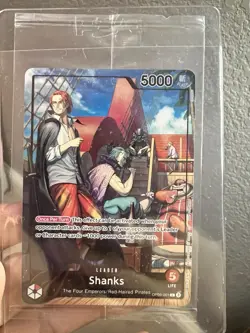 Shanks (2025 PSA Magazine Promo) OP09-001 One Piece Promotion Cards Foil SEALED - Image 1