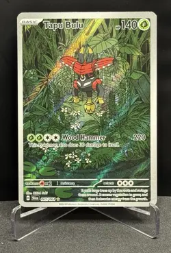 Pokemon TCG Tapu Bulu 65/64 Shrouded Fable Illustration Rare - NM - Image 1