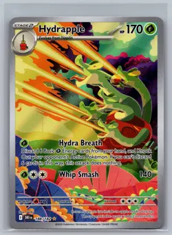 Hydrapple 188/182 Illustration Rare Destined Rivals Pokemon Near Mint - Image 1