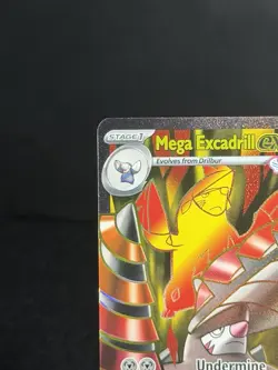 NM Pokemon Pitch Black Mega Excadrill ex 103/084 Ultra Rare Full Art - Image 4