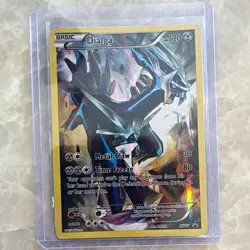 Pokemon TCG Dialga Full Art Promo XY77 XY Holo ENG Basic Metal 120HP - Image 1