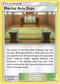 MARTIAL ARTS DOJO 179/214 UNBROKEN BONDS REVERSE HOLO UC NM - Image 1