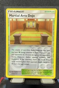 MARTIAL ARTS DOJO 179/214 UNBROKEN BONDS REVERSE HOLO UC NM - Image 3