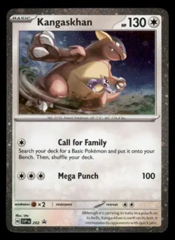 Kangaskhan - (Cosmos Holo) 202 SV: Scarlet & Violet Promo Cards Pokemon TCG -EN - Image 1
