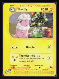 Flaaffy Uncommon Pokemon Expedition 077/165 MP - Image 1