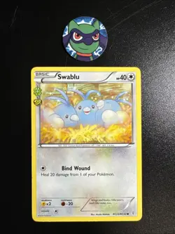 Pokemon TCG Swablu RC23/32 XY Generations Radiant Regular Common 2016 LP - Image 1