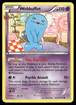 Wobbuffet RC11/RC32 Common Generations Pokemon MP - Image 1