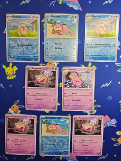 Pokemon TCG Slowpoke Slowbro Slowking Common Holo And Reverse Holo 8 - Image 1