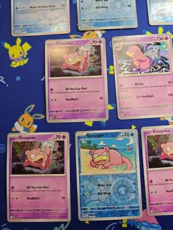 Pokemon TCG Slowpoke Slowbro Slowking Common Holo And Reverse Holo 8 - Image 5
