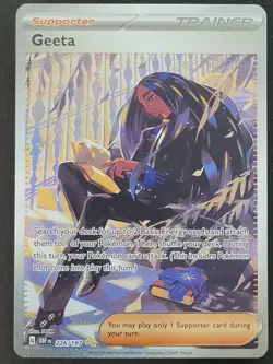 Geeta 226/197 Special Illustration Rare Obsidian Flames Pokemon TCG - Image 1